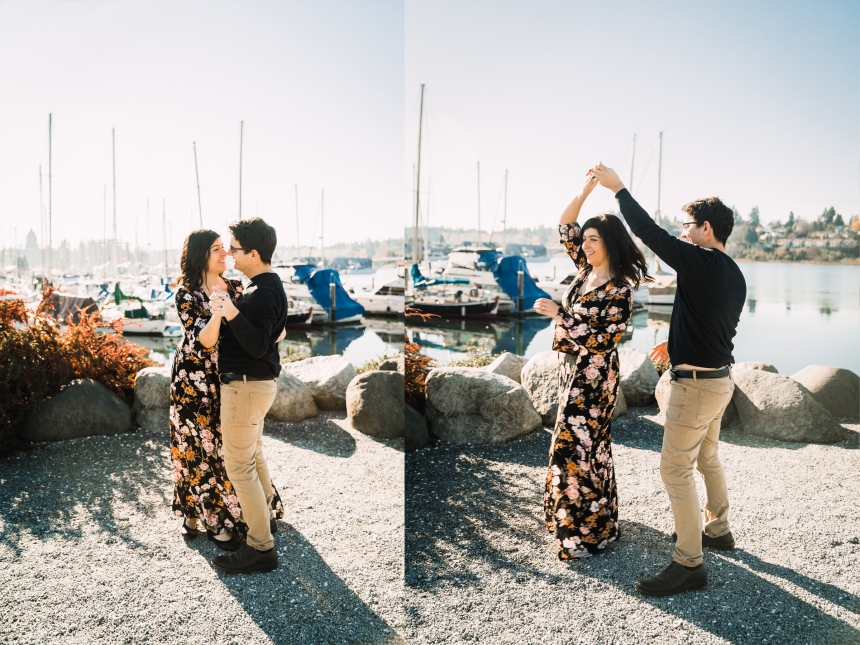 olympia engagement photographer